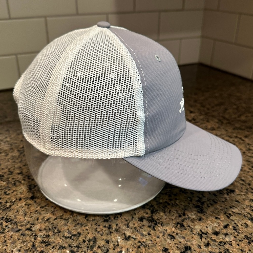 Kaanapali Resort Hawaii Imperial Trucker Hat Snapback Light Grey White - Picture 7 of 11